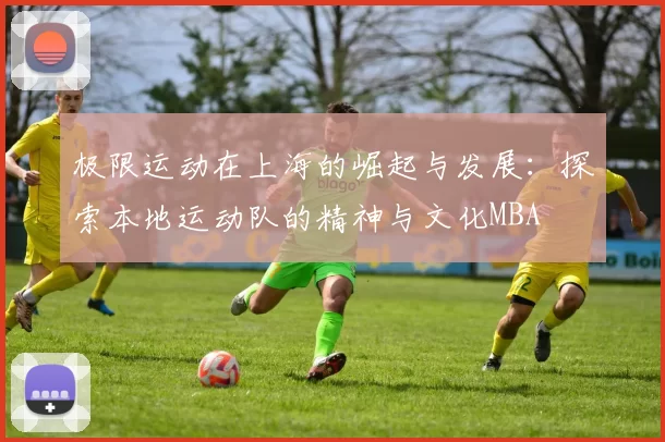 极限运动在上海的崛起与发展：探索本地运动队的精神与文化MBA